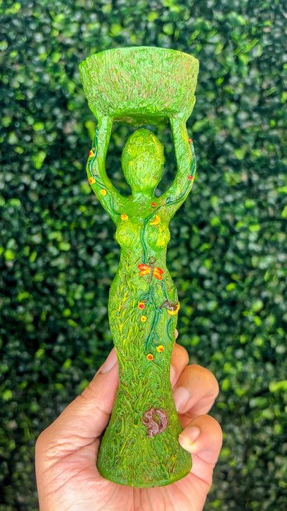 Earth Mother Gaia | Tealight Candle Holder