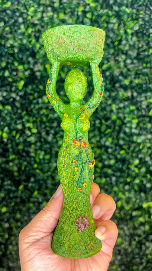 Earth Mother Gaia | Tealight Candle Holder