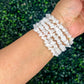 Snow Quartz Chip Bracelet | Clarity + Calm