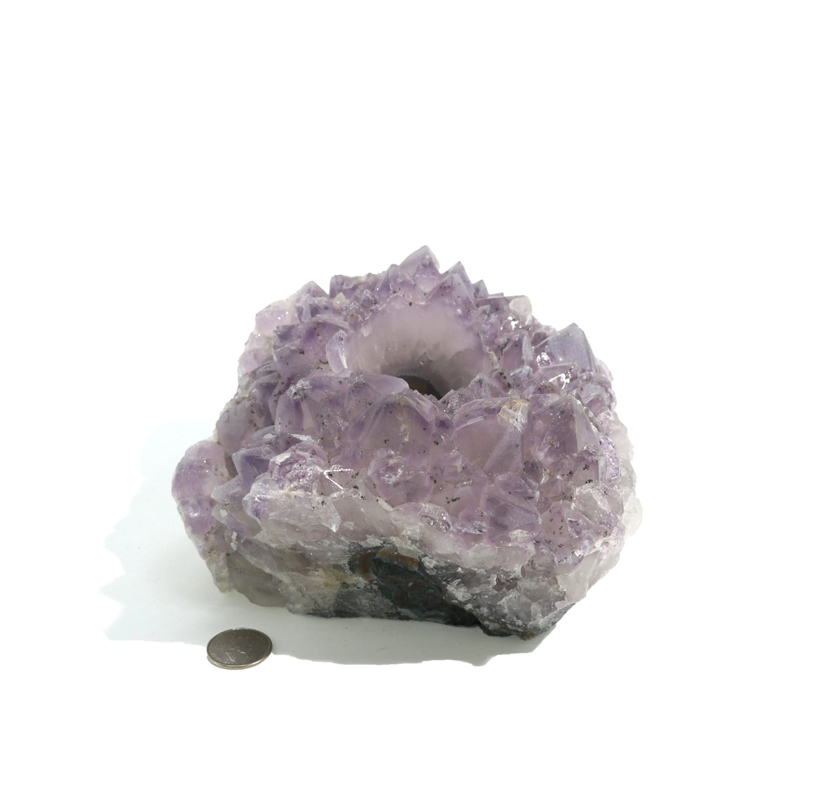 Amethyst Cluster Candle Holder