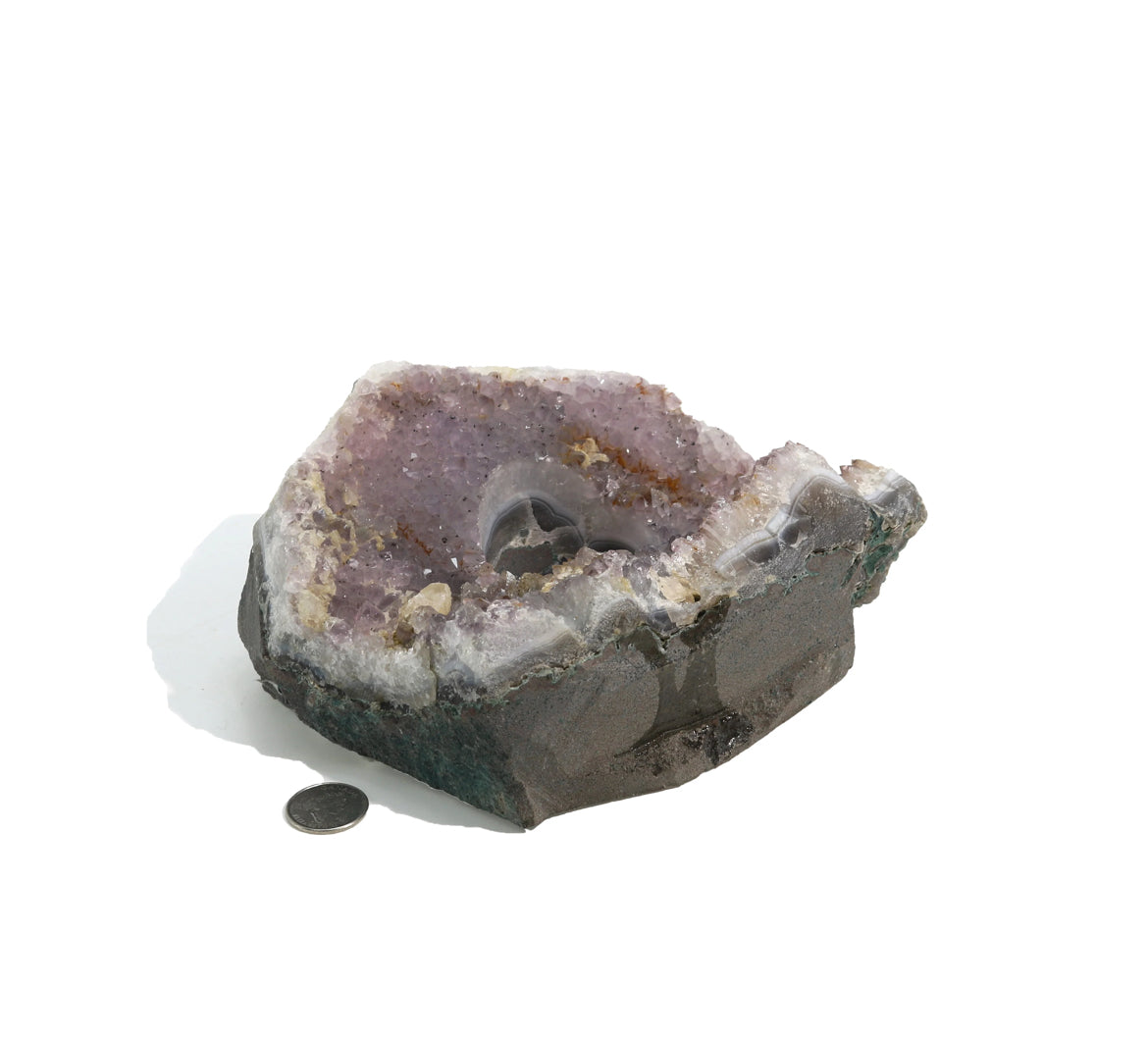 Amethyst Cluster Candle Holder