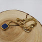 Lapis Lazuli Geometric Square Necklace