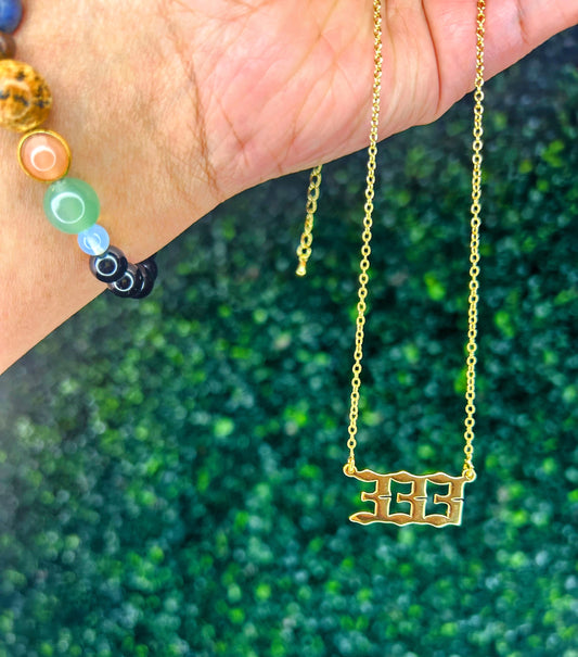 333 Angel Number Necklace