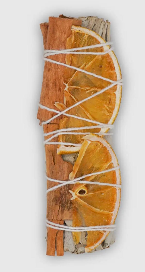 Orange Slices + Cinnamon White Sage Bundle
