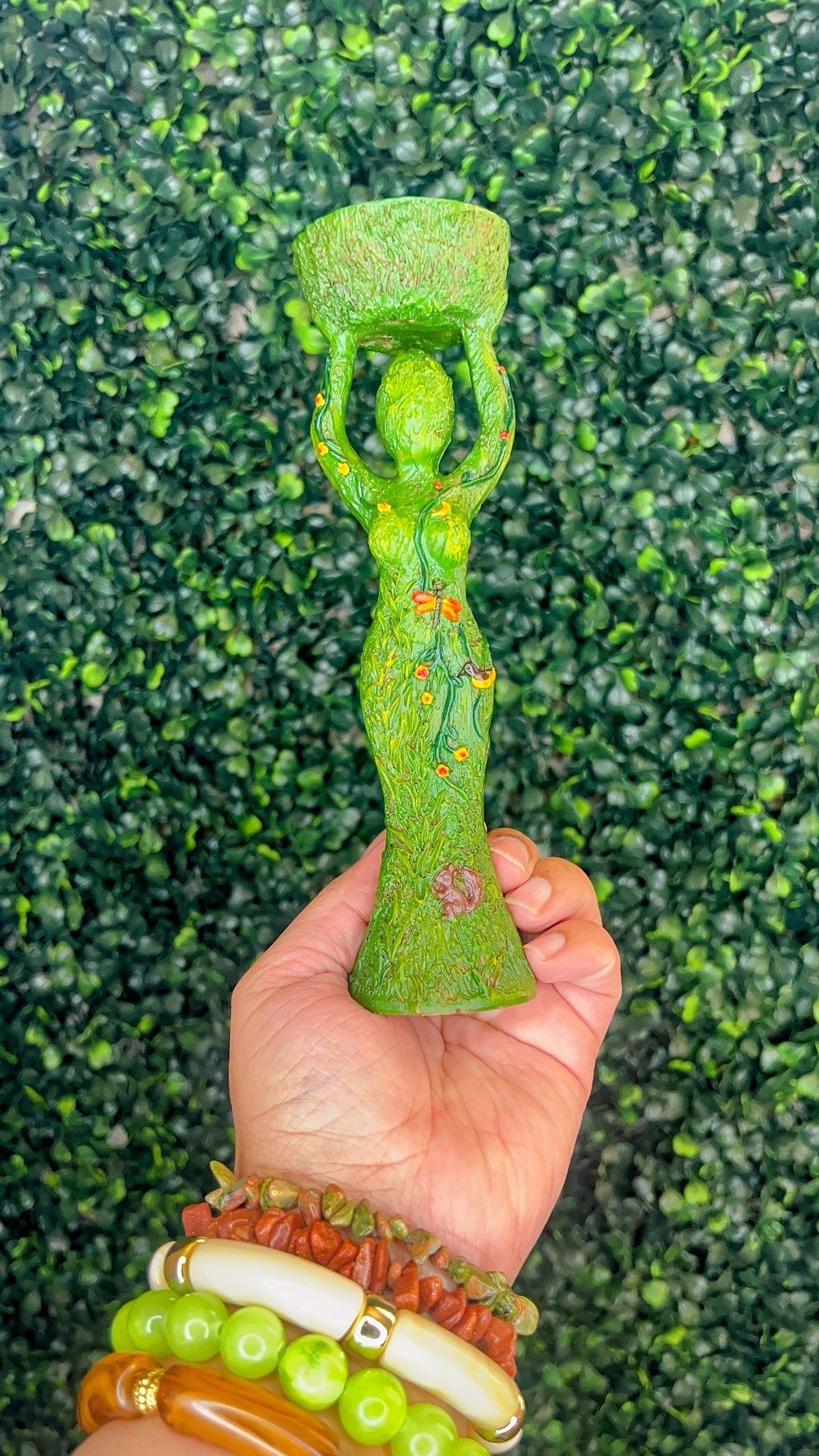 Earth Mother Gaia | Tealight Candle Holder