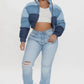 Third Eye Denim Puffer Jacket