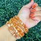 Orange Aventurine Chip Bracelet | Confidence + Creativity