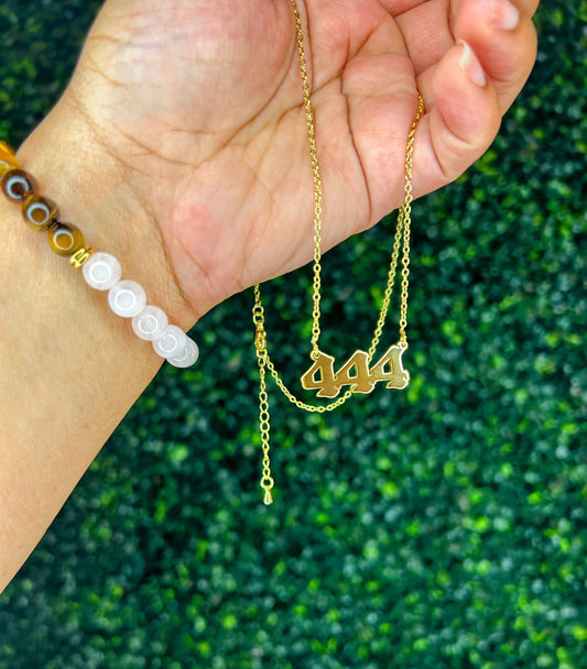 444 Angel Number Necklace