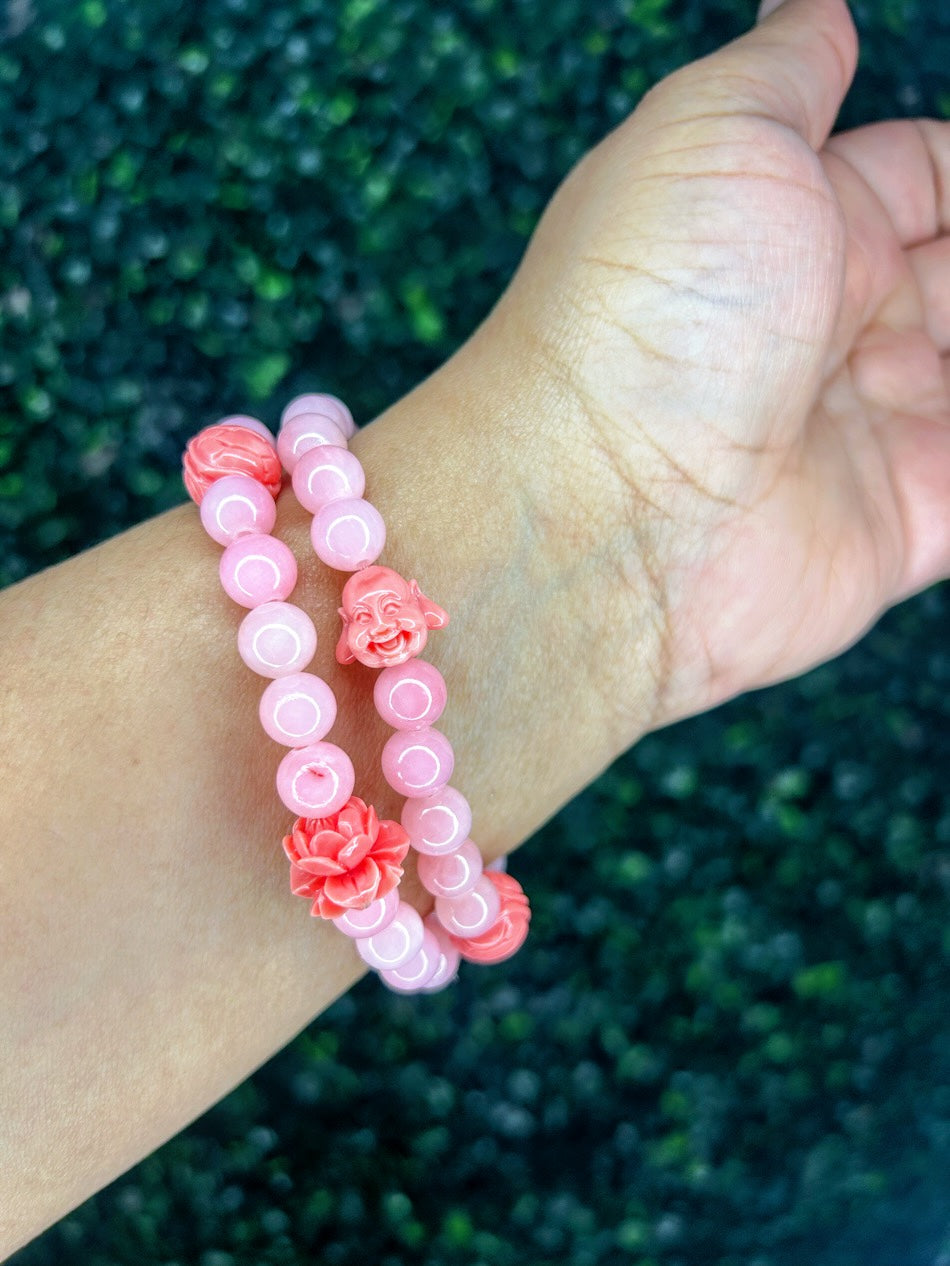 Pink Joy Charm Bracelet
