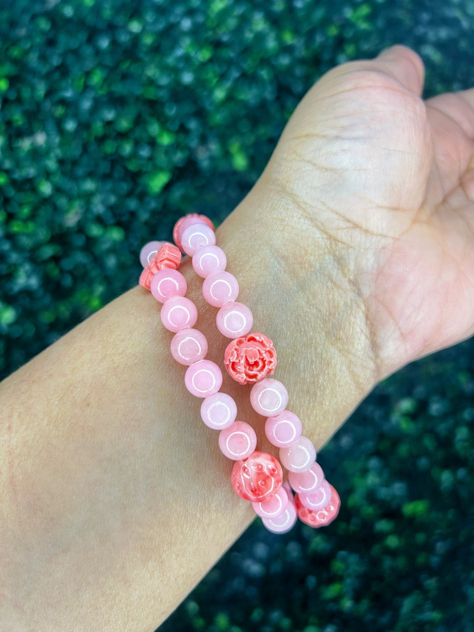 Pink Joy Charm Bracelet