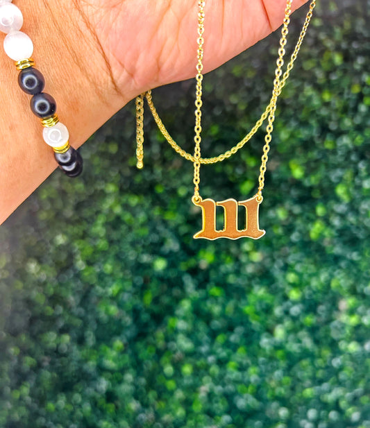 111 Angel Number Necklace
