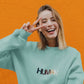 Human Embroidered Crewneck