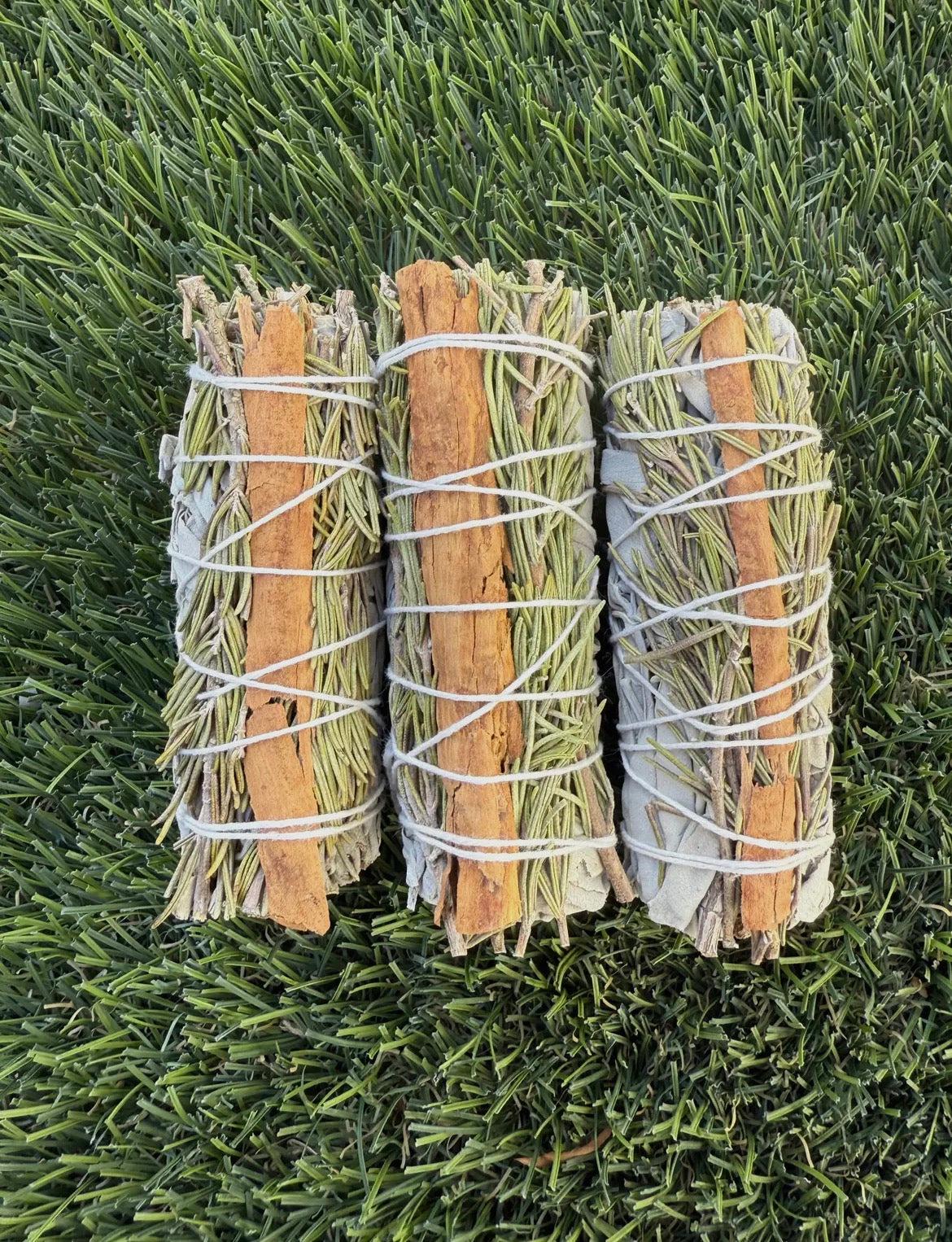 Rosemary + Cinnamon White Sage Bundle