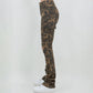 Distressed Stacked Cargo Pants