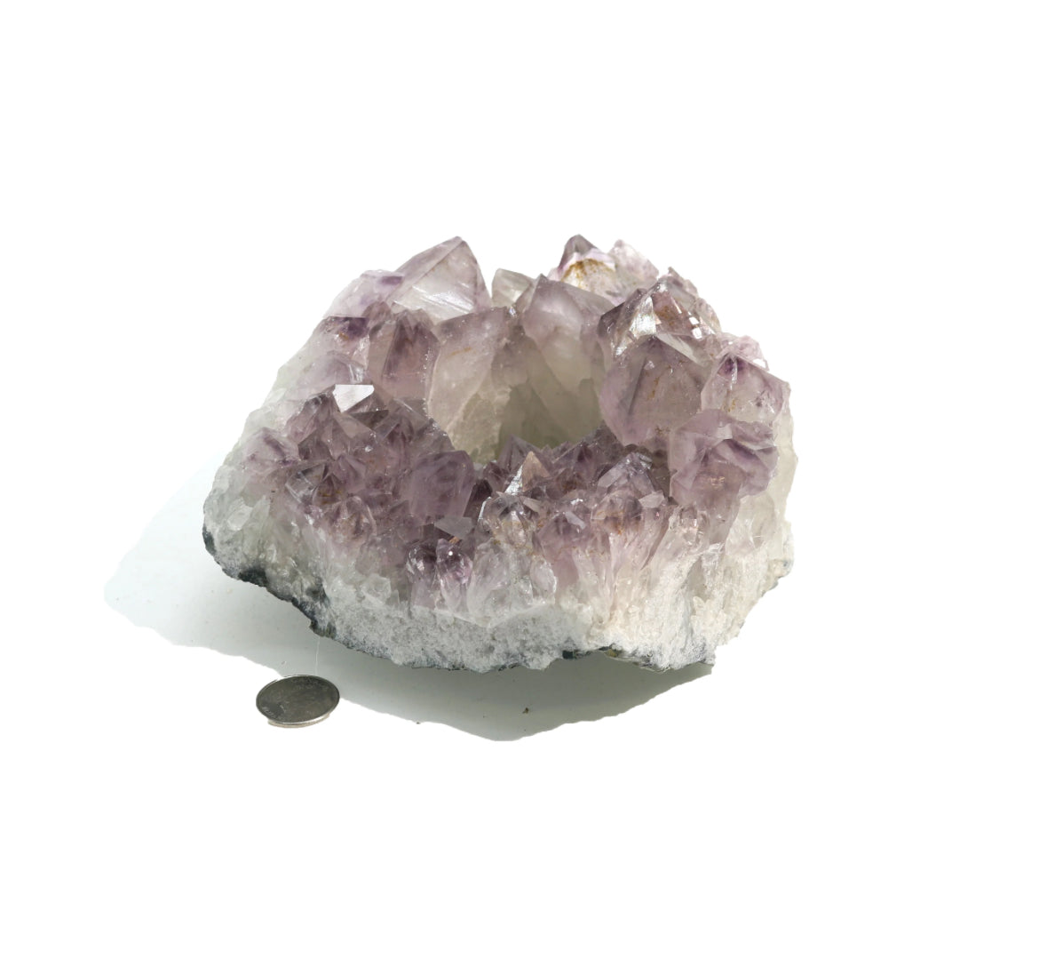 Amethyst Cluster Candle Holder