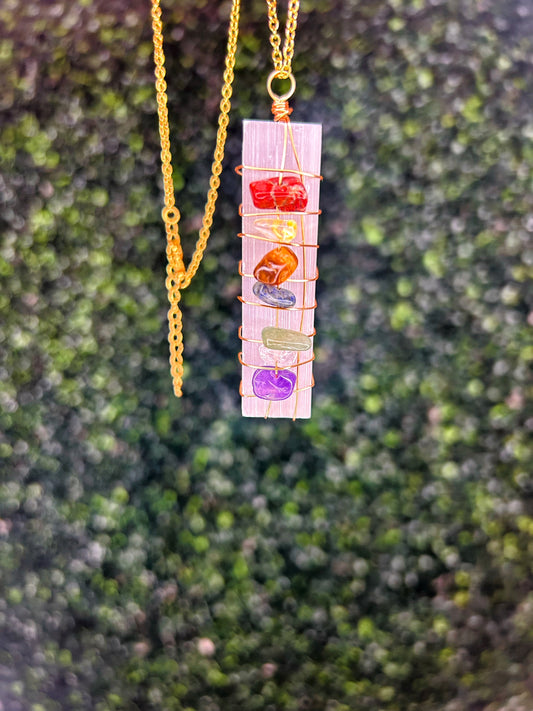 Selenite Ascension Necklace
