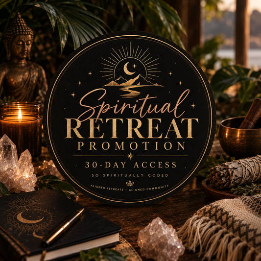 So Spiritually Coded | 30 Day Spiritual Retreat Promotion