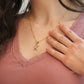 Pearl Initial Necklace