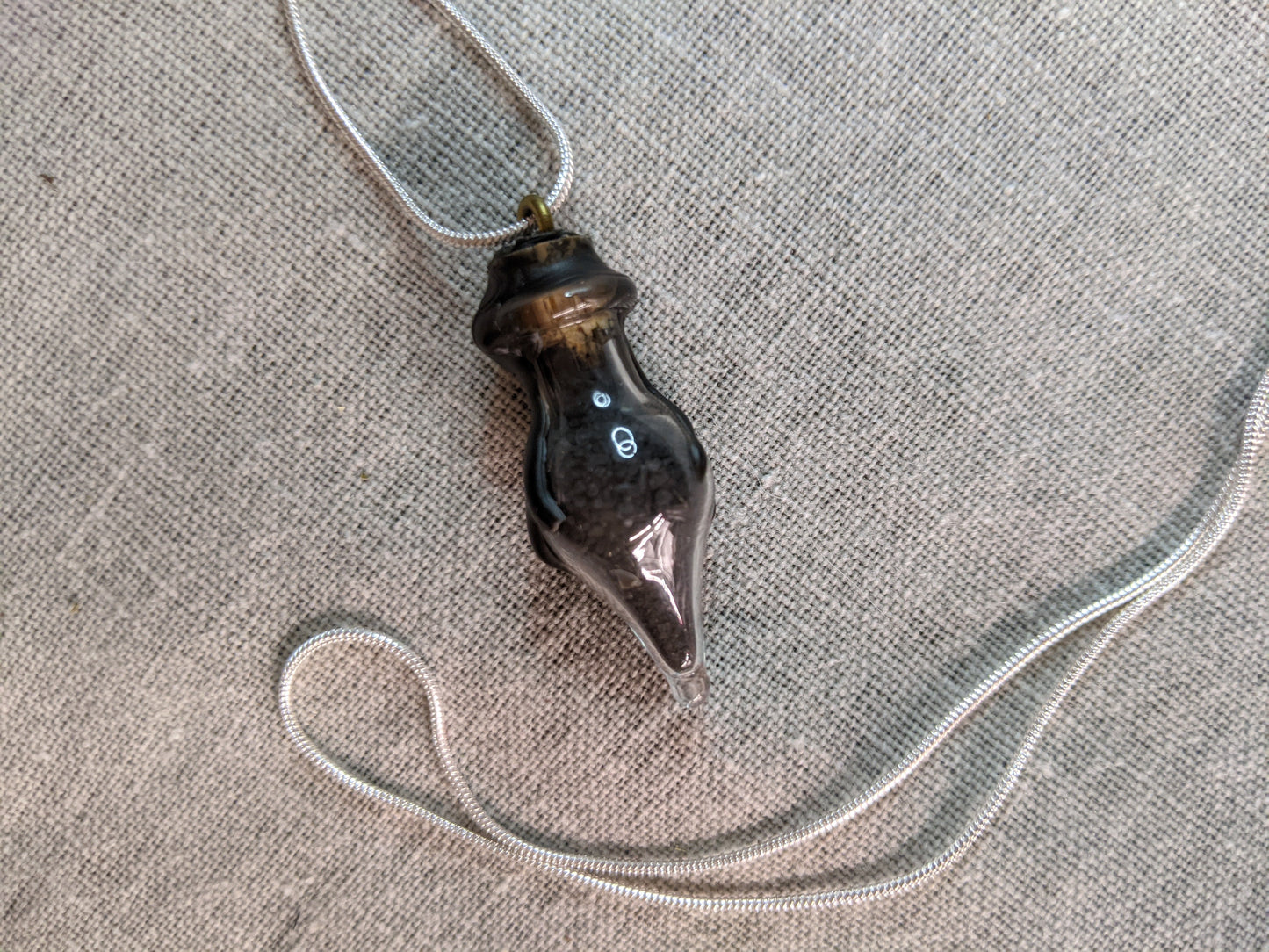 Black Salt Necklace|Protection + Power