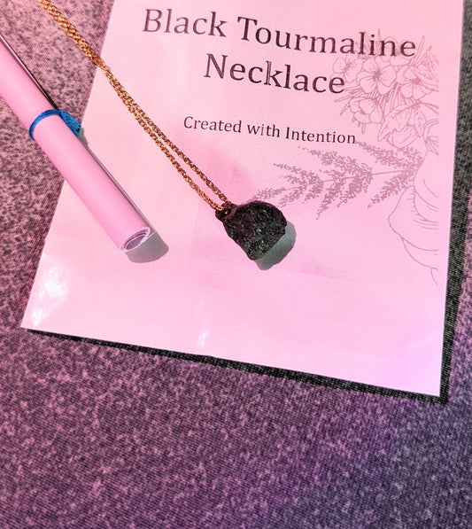 Black Tourmaline Necklace