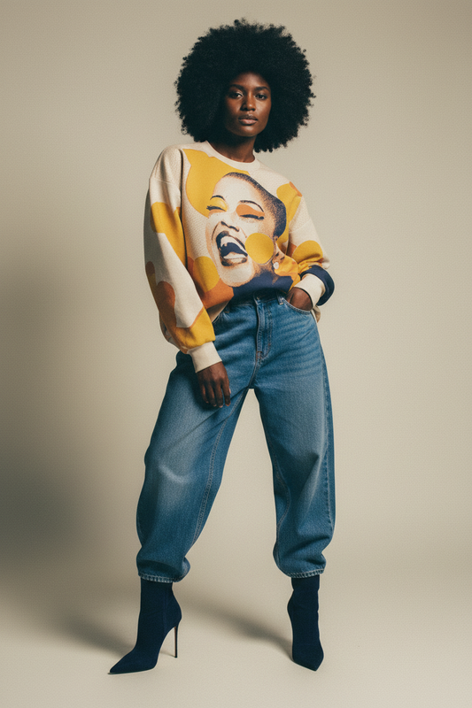 Golden Joy|Knit Sweater