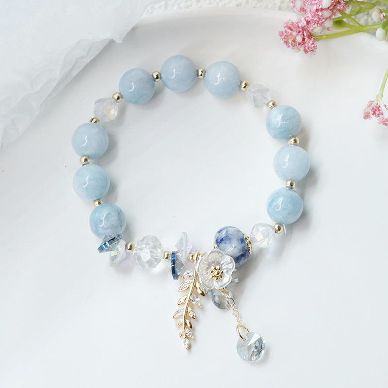 Blue Jade Bracelet