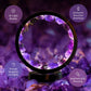 I Am At Peace | Spiritual Protection Amethyst Lamp