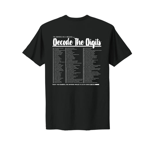 Decode the digits|Unisex T-Shirt - Infused with Clear Quartz