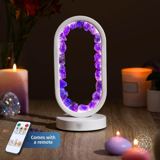 Portal to Peace | Amethyst Lamp of Stress Relief